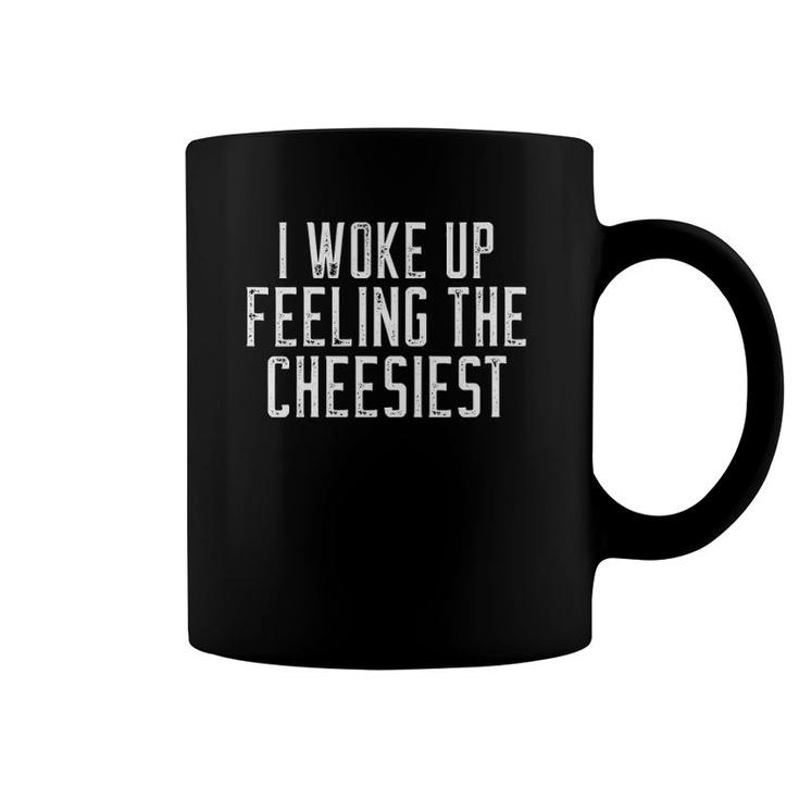 Womens I Woke Up Feeling The Cheesiest Cheese Head Fan  Coffee Mug