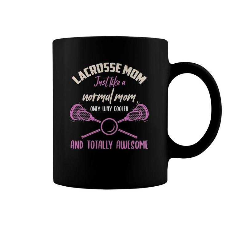 Womens Lacrosse Mom Funny Saying Lacrosse Mother Coffee Mug