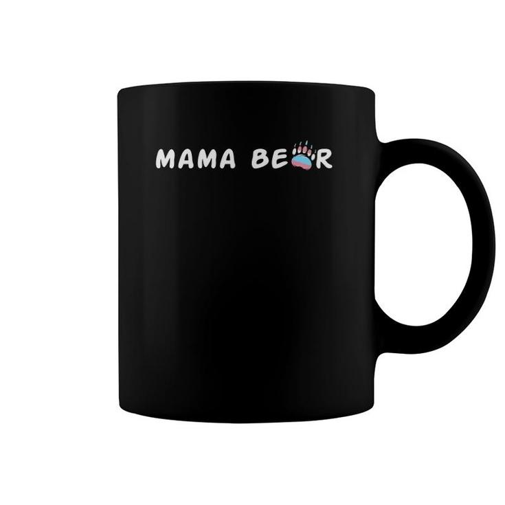 Womens Lgbt Mom Mama Bear Mothers Transgender Pride Rainbow Coffee Mug