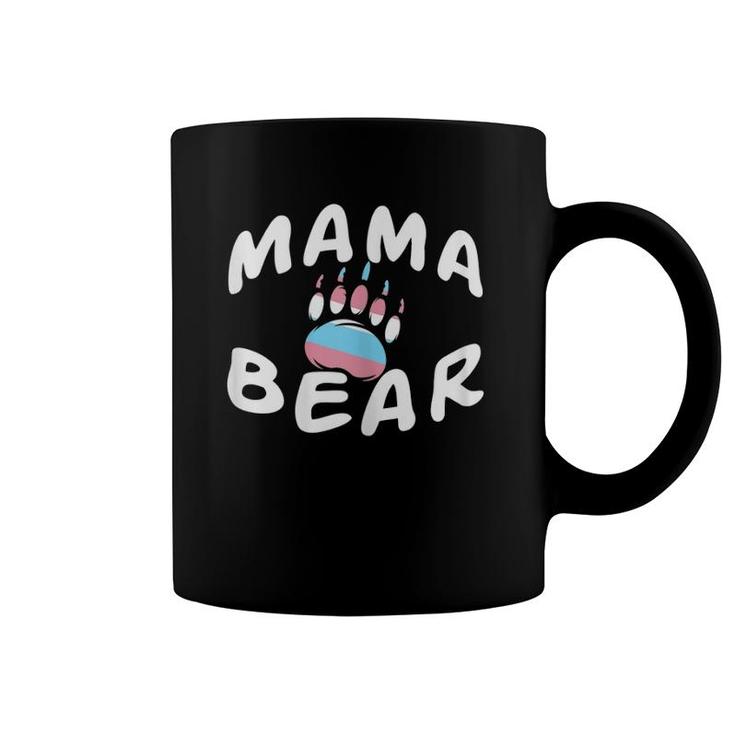 Womens Mama Bear Lgbtq Trans Cute Transgender Gifts Coffee Mug