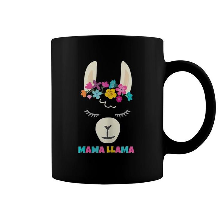Womens Mama Llama  For Women Mother's Day Gift Idea Alpaca Mom Coffee Mug