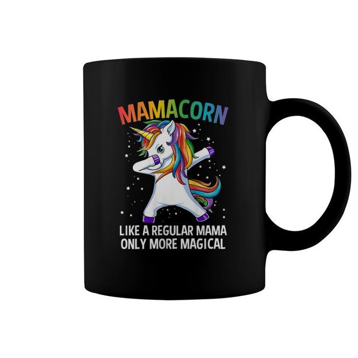 Womens Mamacorn Dabbing Unicorn Mama Funny Mothers Day Gift Coffee Mug