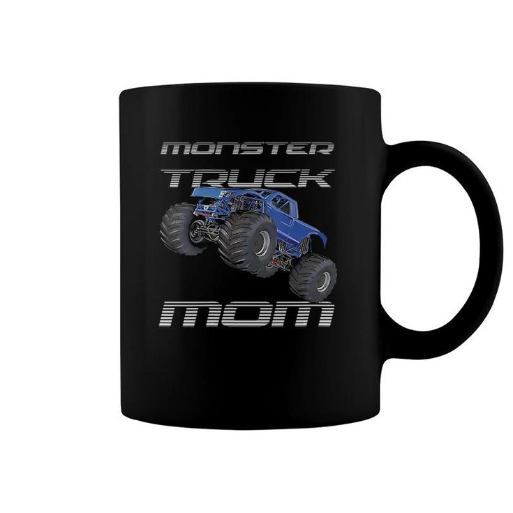 Womens Monster Truck Momfor Mothers V-Neck Coffee Mug