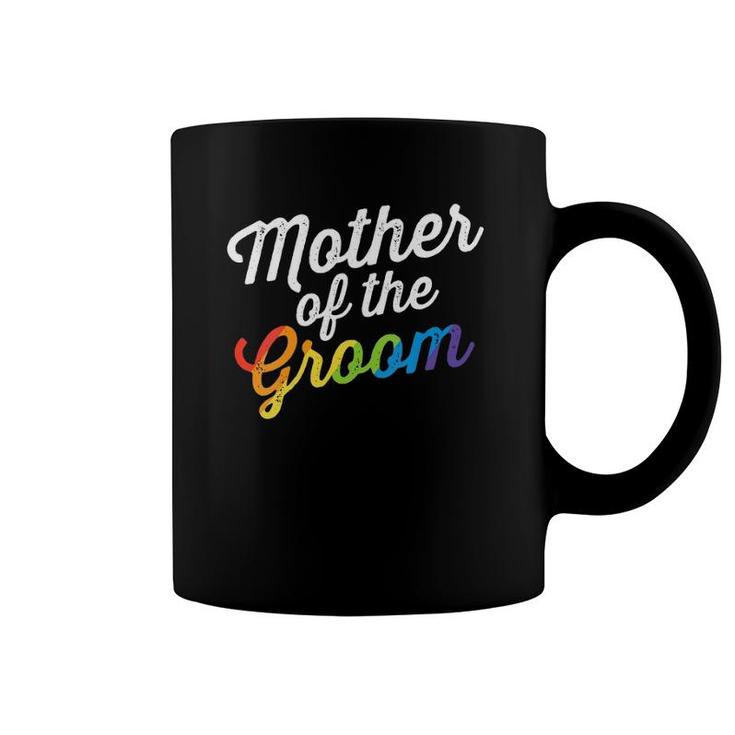 Womens Mother Of The Groom Gay Lesbian Wedding Lgbt Same Sex V-Neck Coffee Mug