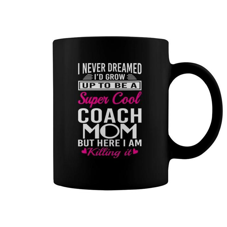 Womens Mother's Day Gifts - Cool Coach Mom V-Neck Coffee Mug