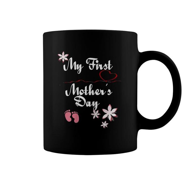 Womens My First Mother's Day Pregnancy Announcement Mom To Be Coffee Mug