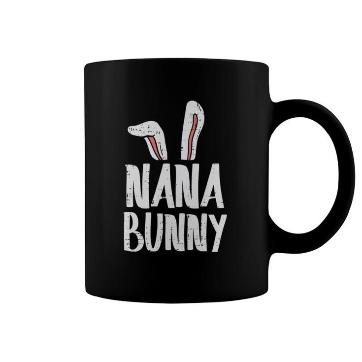 Womens Nana Bunny Ears Cute Easter Family Matching Grandma Women Coffee Mug