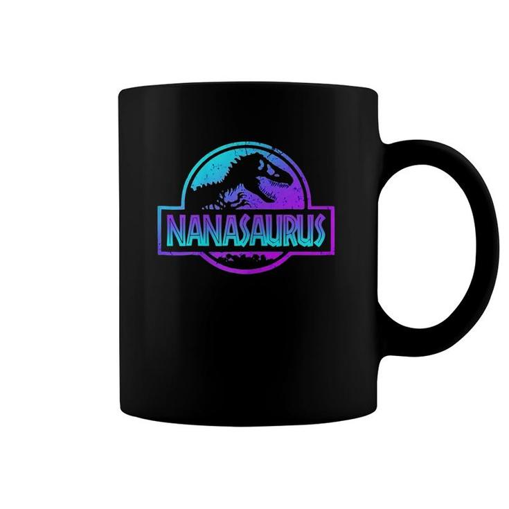 Womens Nanasaurus Dinosaurrex Mother Day For Mom Gift Coffee Mug