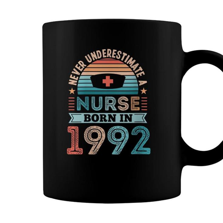 Womens Nurse Born In 1992 30Th Birthday Nursing Rn Gift  Coffee Mug