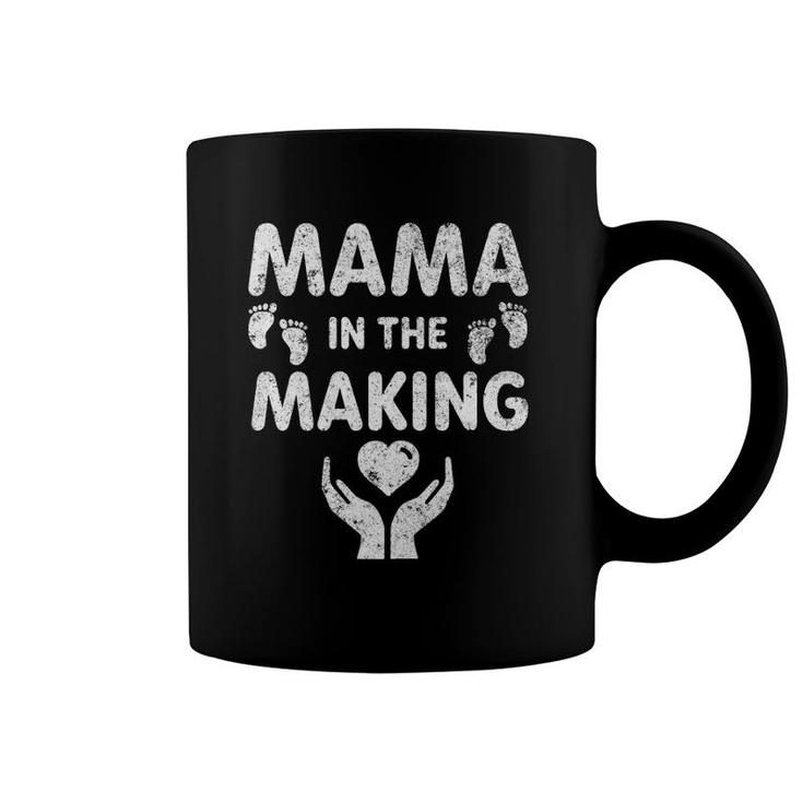 Womens Pregnancy Announcemen Mom To Be Mama In The Making Coffee Mug