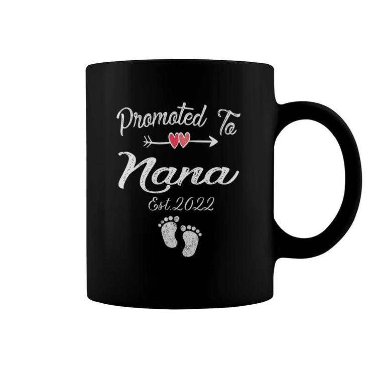 Womens Promoted To Auntie Nana First Time Mother's Day New Mom To Be Coffee Mug