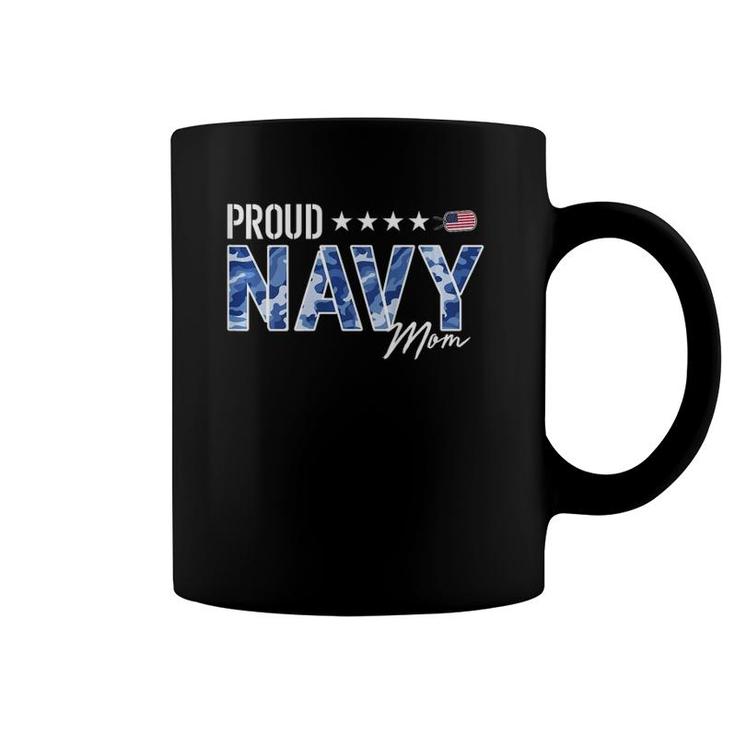 Womens Proud Navy Mother For Moms Of Sailors And Veterans  Coffee Mug