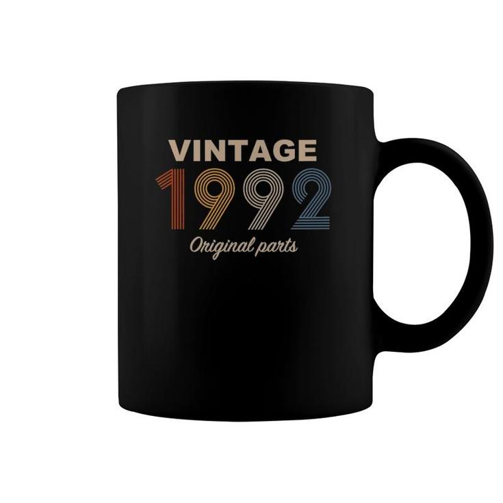 Womens Retro 30 Years Vintage 1992 Original Parts 30Th Birthday  Coffee Mug