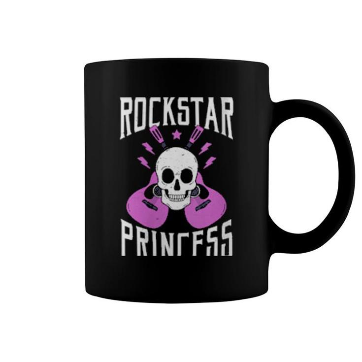 Womens Rockstar Princess Rock And Roll Music Rockers Coffee Mug