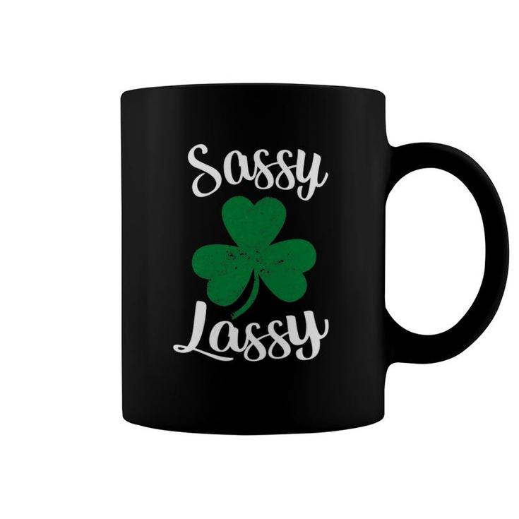 Womens Sassy Lassy St Patrick's Day Coffee Mug