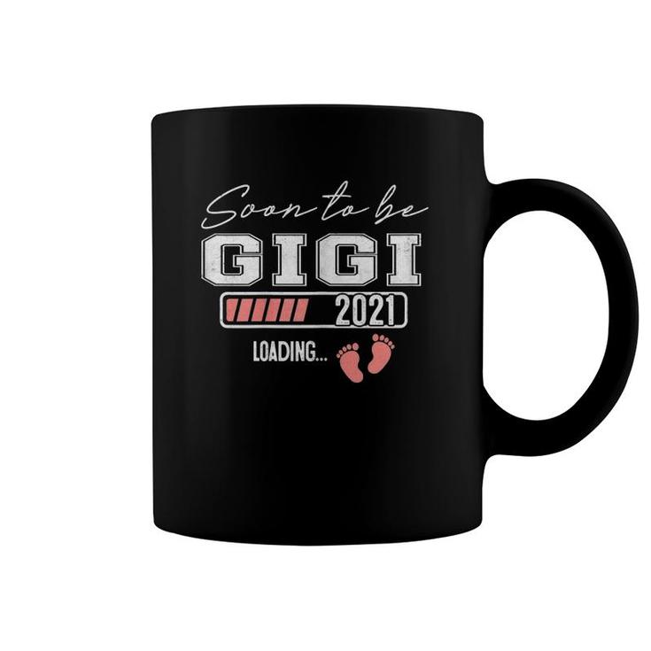 Womens Soon To Be Gigi 2021 Mother's Day For Mom Pregnancy Coffee Mug
