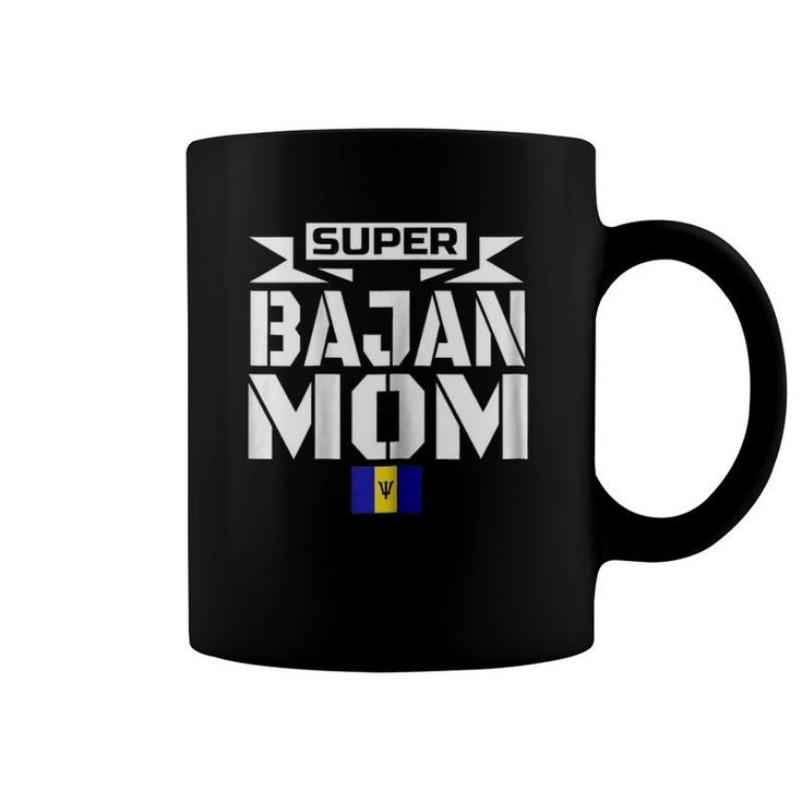 Womens Storecastle Super Bajan Mom Mothers Gift Barbados Coffee Mug