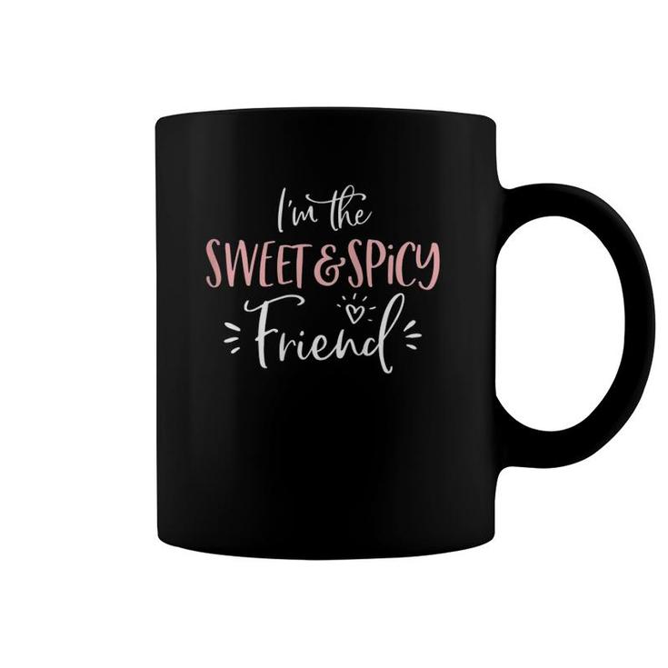Womens The Sweet & Spicy Friend Funny Matching Bachelorette Party Tank Top Coffee Mug
