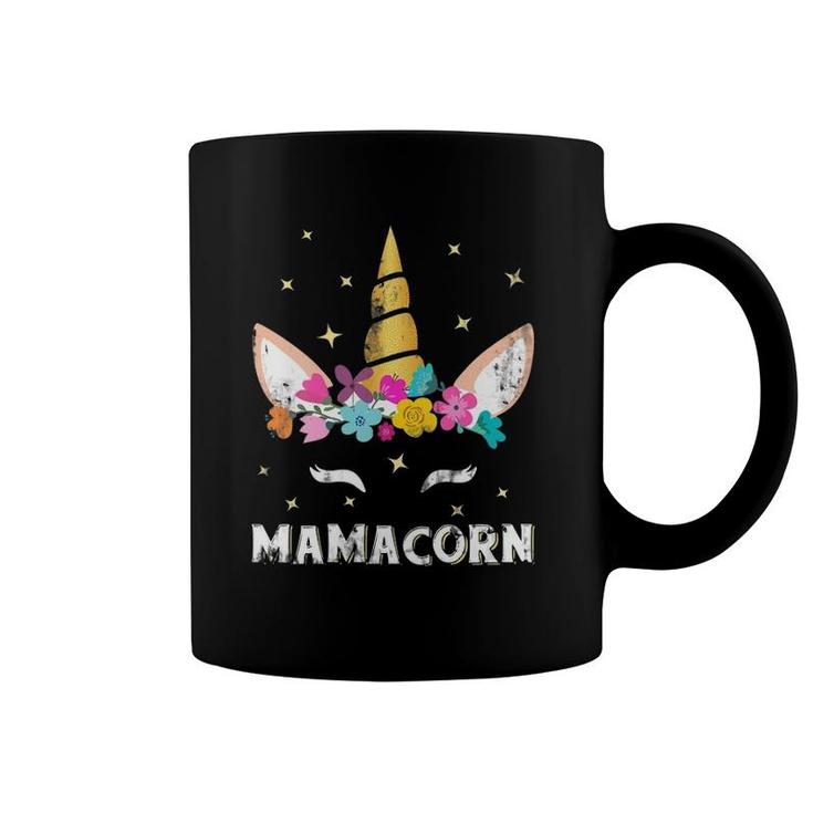 Womens Unicorn Mother V-Neck Coffee Mug