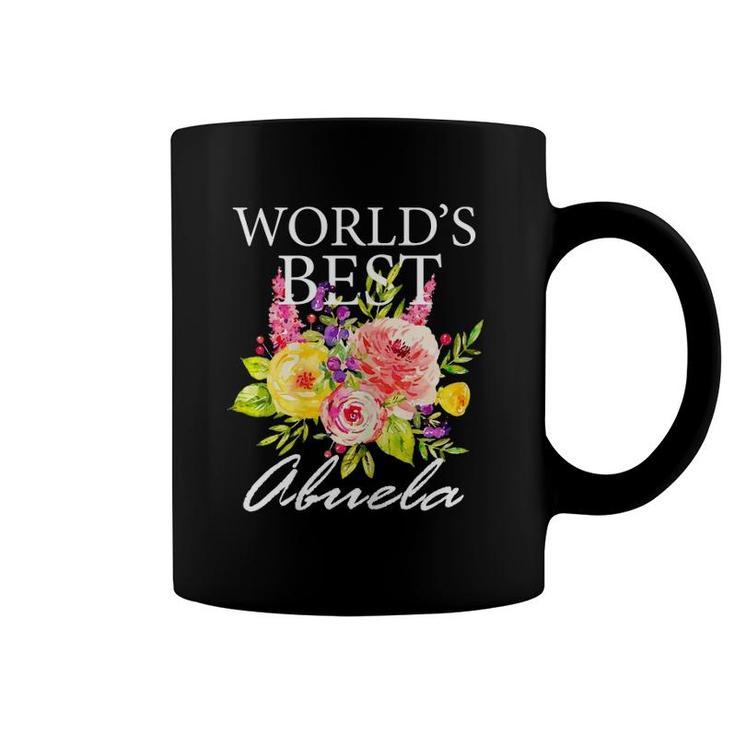 Womens World's Best Abuela Hispanic Spanish Grandma Mother's Day Coffee Mug