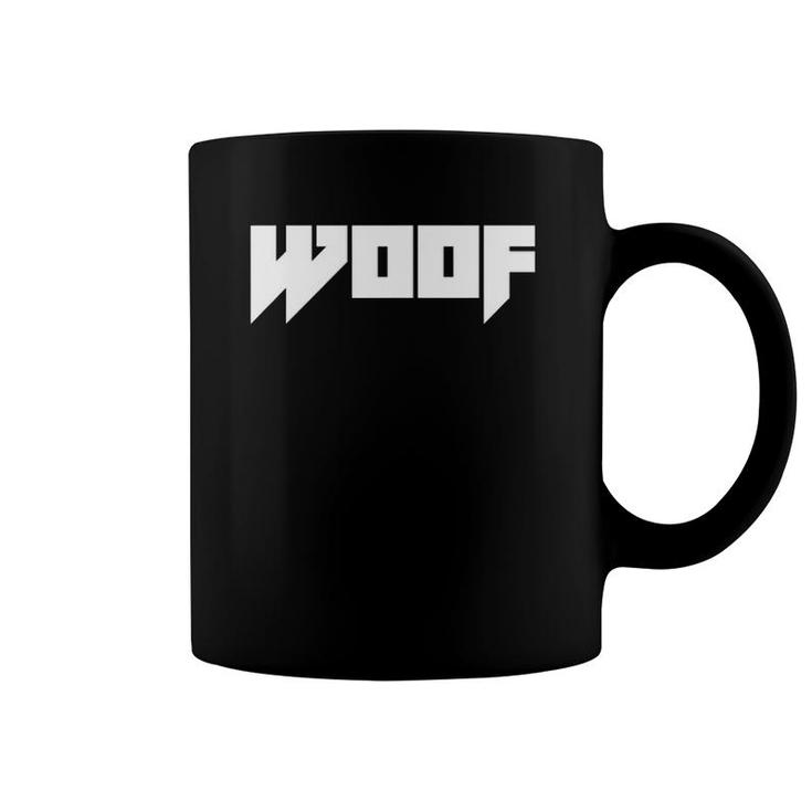 Woof Gay Men Bear Daddy Pride Lgbtqia Metal Funny Novelty Coffee Mug