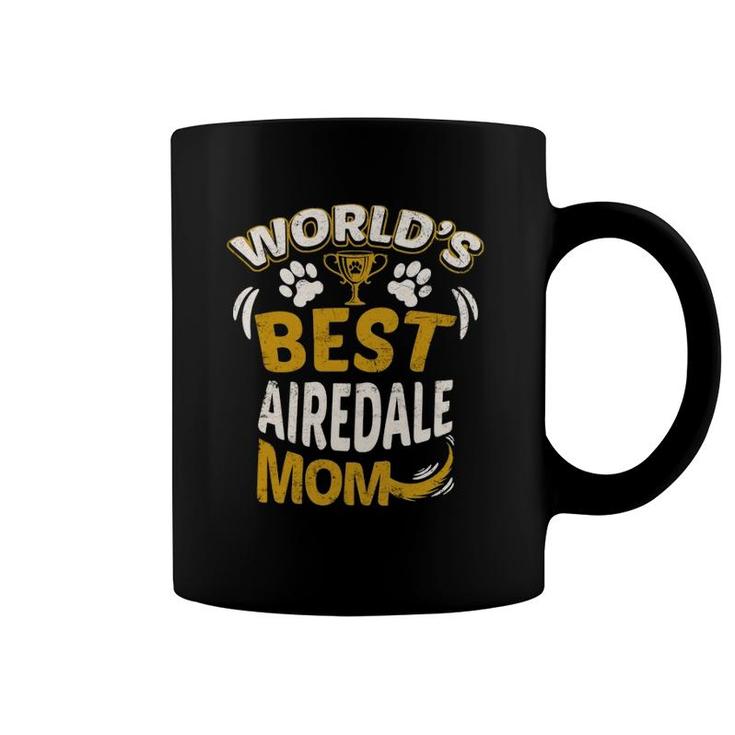 World's Best Airedale Mom Dog Owner Coffee Mug