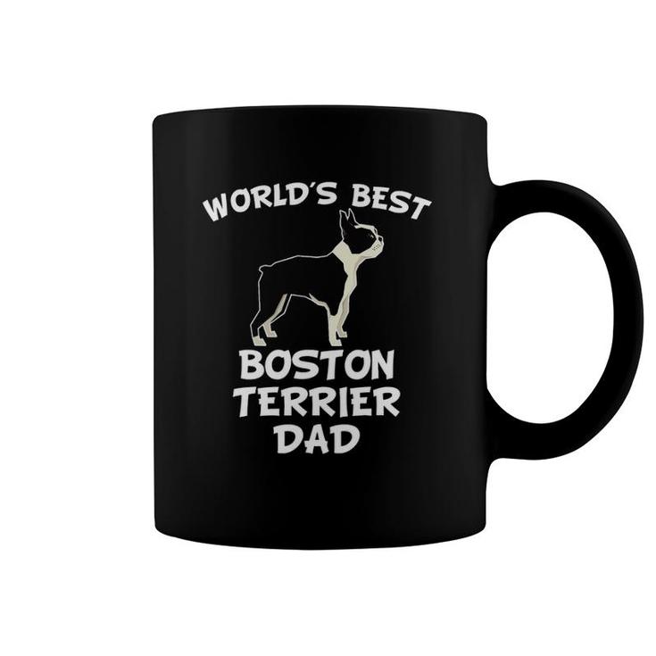 World's Best Boston Terrier Dad Dog Owner Coffee Mug