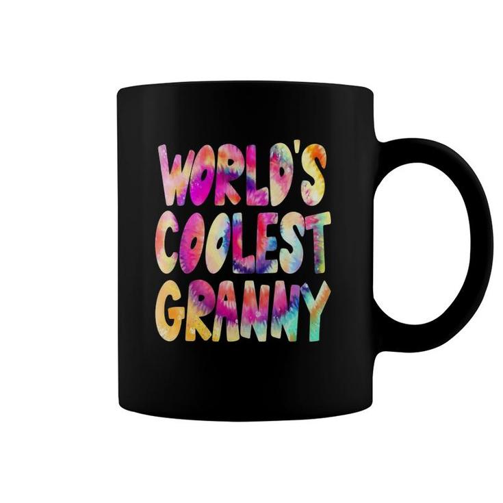 World's Coolest Granny - Cool Tie Dye Grandma Coffee Mug