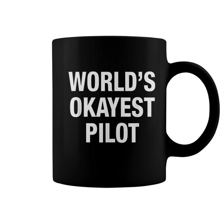 Worlds Okayest Pilot Coffee Mug