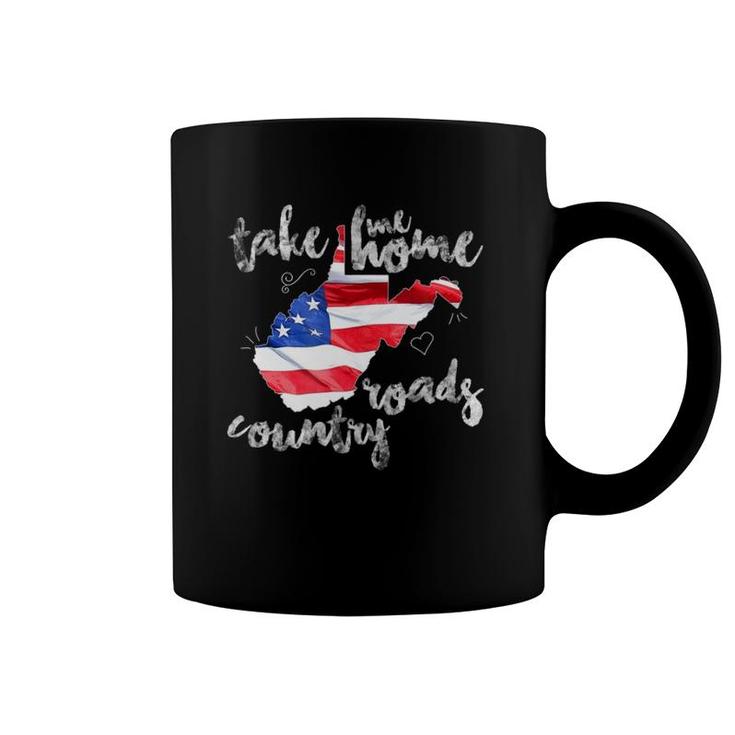Wv Country Roads West Virginia Men Women Coffee Mug