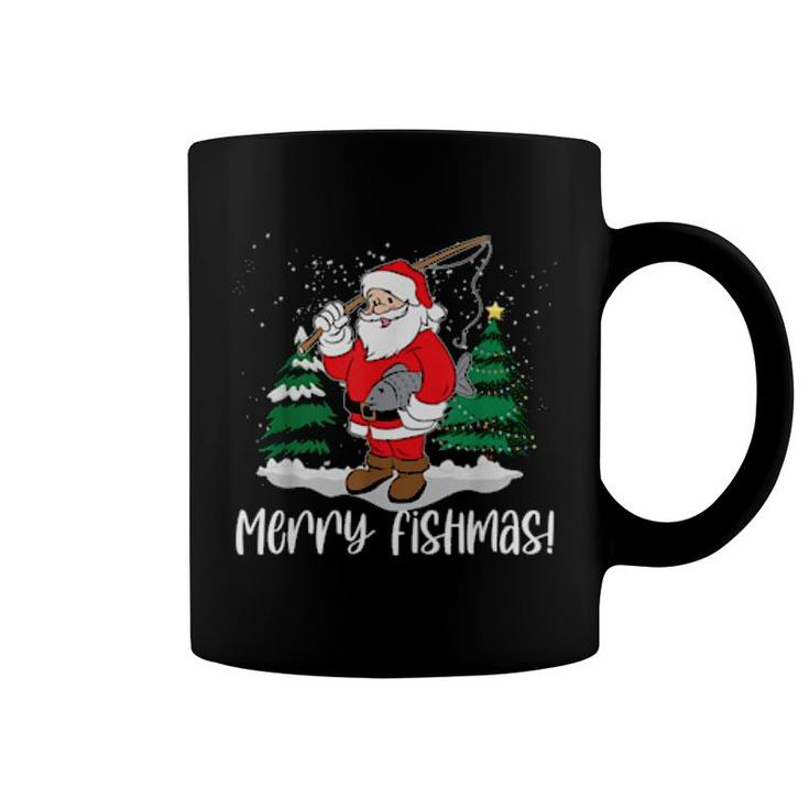 Xx2n Merry Fishmas Santa Christmas Merry Xmas Fishing  Coffee Mug