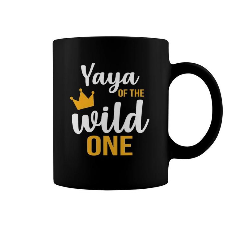 Yaya Of The Wild One  1St Birthday First Thing Daddy Coffee Mug