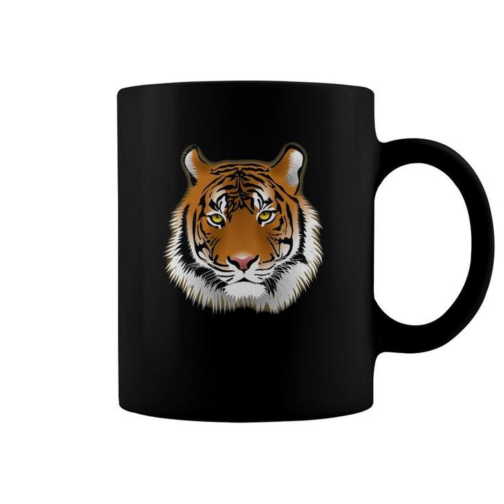 Year Of The Tiger 2022 Tiger Growling Mouth Open Bengal Men Coffee Mug