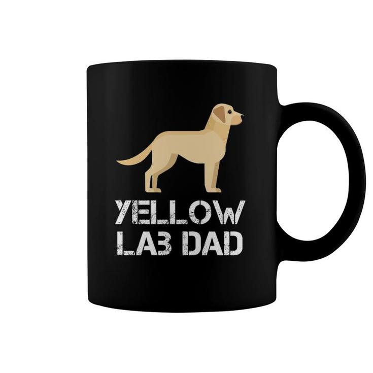 Yellow Lab Dad Dog Owner Hooded Coffee Mug