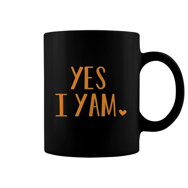 Yes I Yam Funny Thanksgiving Halloween Matching Couple Gift Coffee Mug