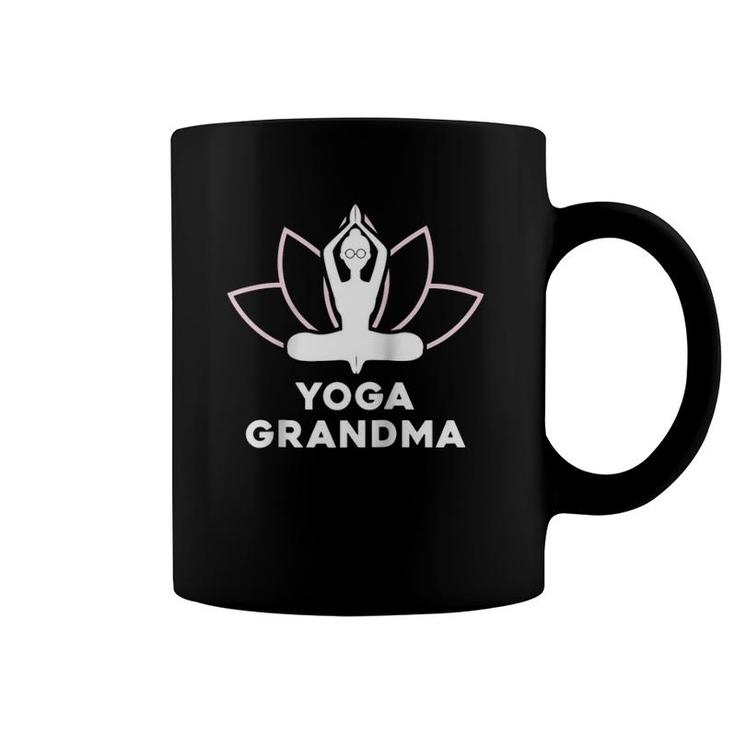 Yoga Grandma Meditation Grandmother Gif Coffee Mug