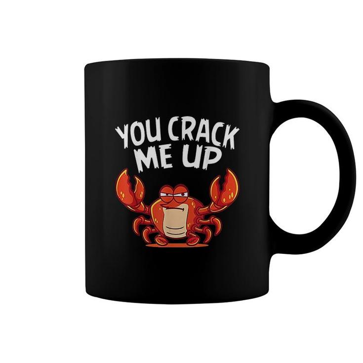 You Crack Me Up Crab Lover Coffee Mug