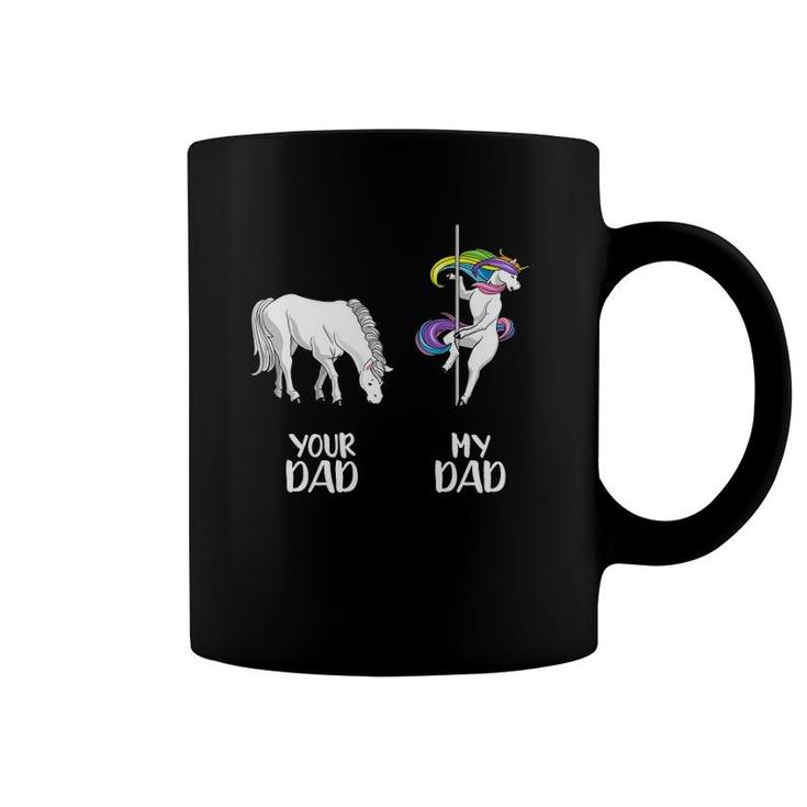Your Dad My Dad Lgbt Unicorn Rainbow Flag Lgbtq Funny Gay Coffee Mug