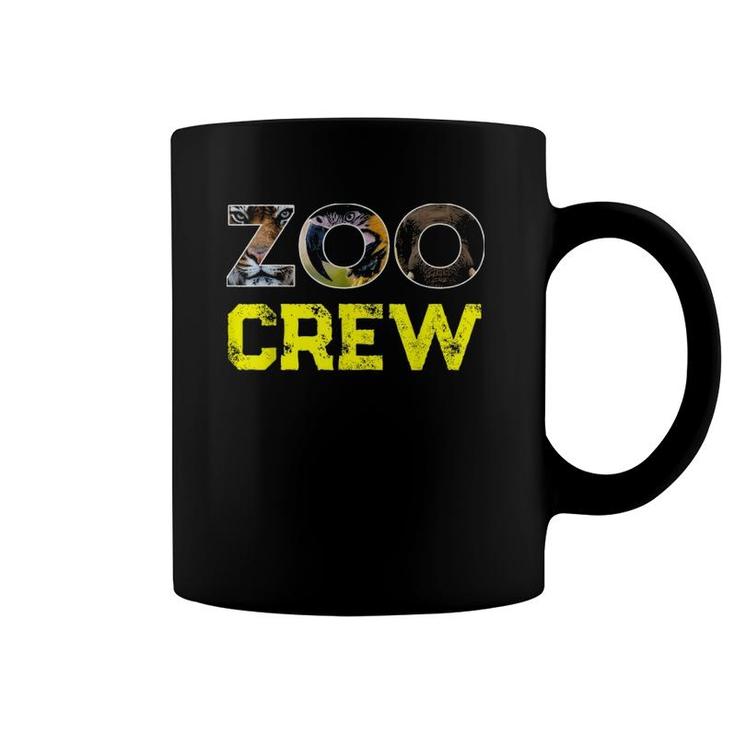 Zoo Crew Animal Design For Adults Or Kids Group Distressed Coffee Mug