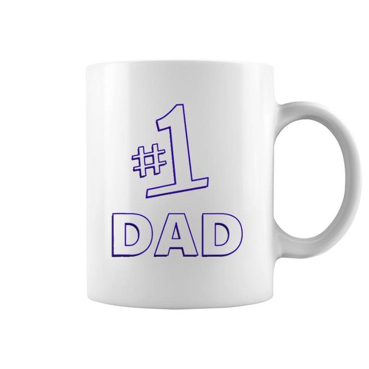 1 Dad Father's Day Daddy Gift Coffee Mug