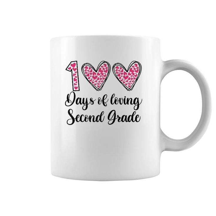 100 Days Of Loving 2Nd Second Grade 100Th Day Of School Raglan Baseball Tee Coffee Mug