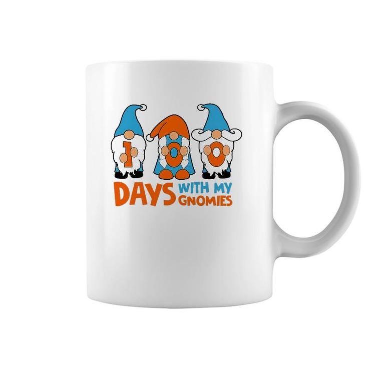 100 Days With My Gnomies Funny 100 Days Of School Coffee Mug