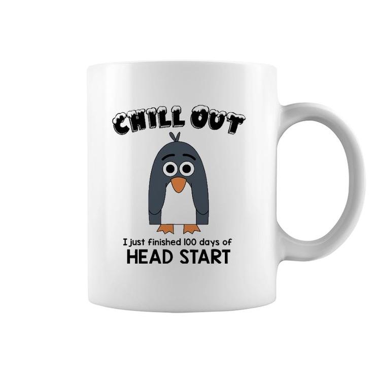 100Th Day School Head Start Teacher 100 Days Penguin Coffee Mug