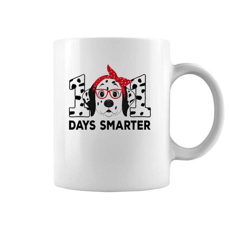 101 Days Smarter 101St Day School Dalmatian Dog Teacher Kids Coffee Mug