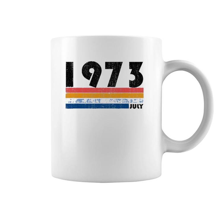 45Th Birthday Gift Retro Born In July Of 1973 Ver2 Coffee Mug