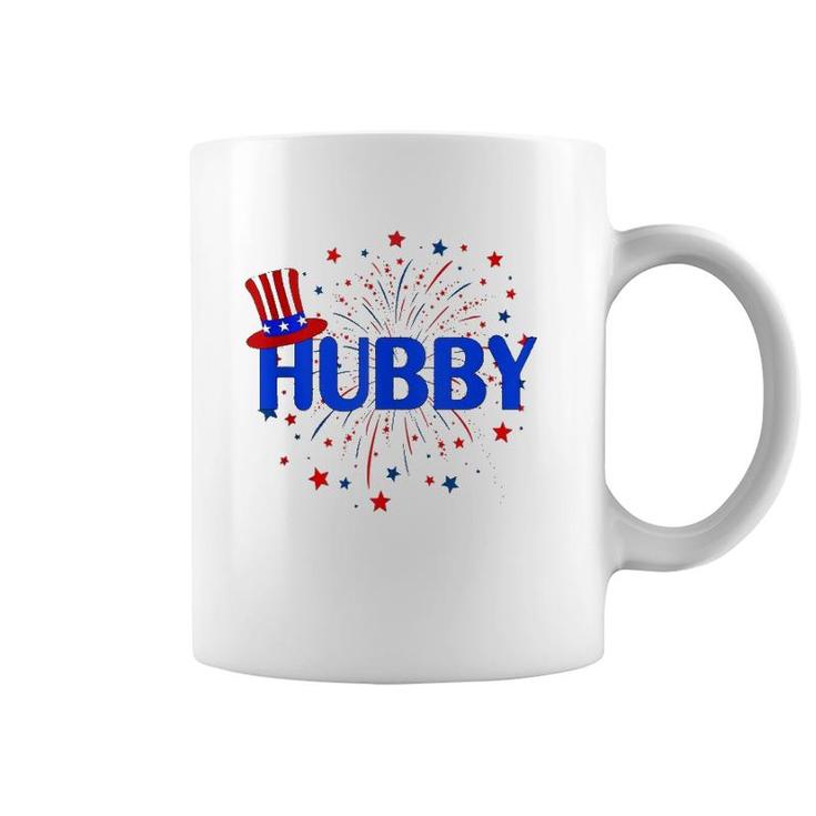 4Th July Hubby Patriotic Couple Matching Tank Top Coffee Mug