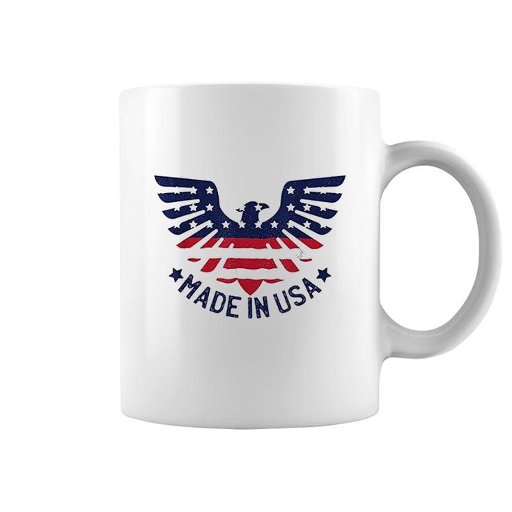 4th Patriotic Made In USA American Pride Eagle  Coffee Mug
