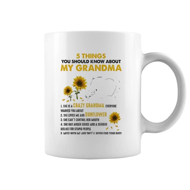 5 Things You Should Know About My Grandma Mother Day Gift Coffee Mug
