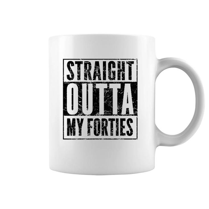 50 Years Straight Outta My Forties Funny 50Th Birthday Gift Coffee Mug
