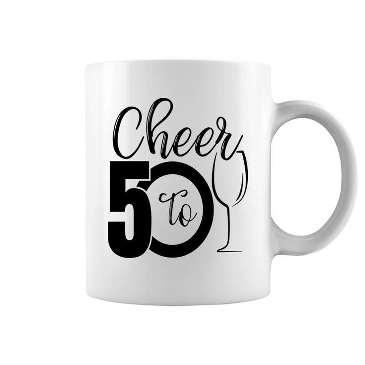 50Th Birthday Gift Cheer To 50 Birthday Party Coffee Mug
